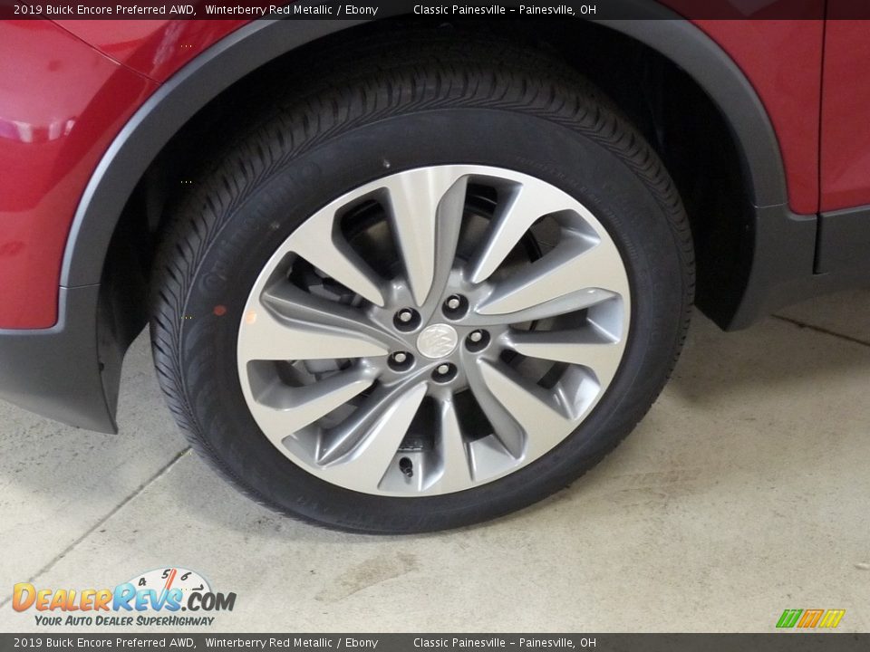 2019 Buick Encore Preferred AWD Winterberry Red Metallic / Ebony Photo #5