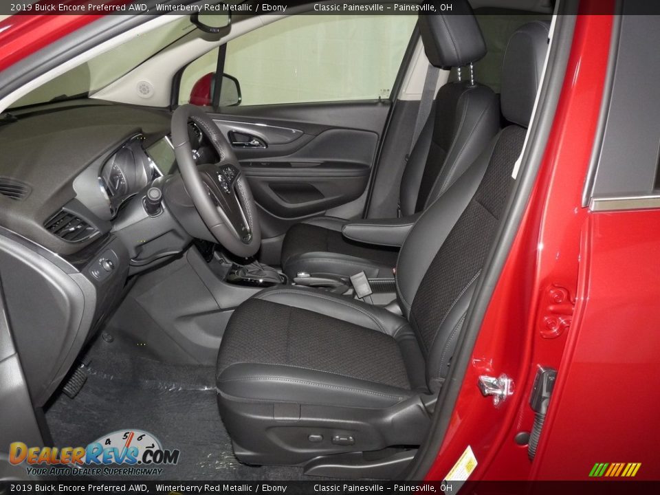 2019 Buick Encore Preferred AWD Winterberry Red Metallic / Ebony Photo #6
