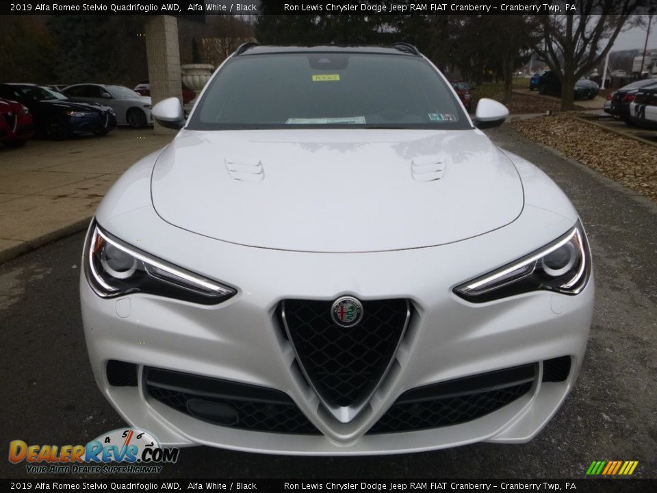 2019 Alfa Romeo Stelvio Quadrifoglio AWD Alfa White / Black Photo #13