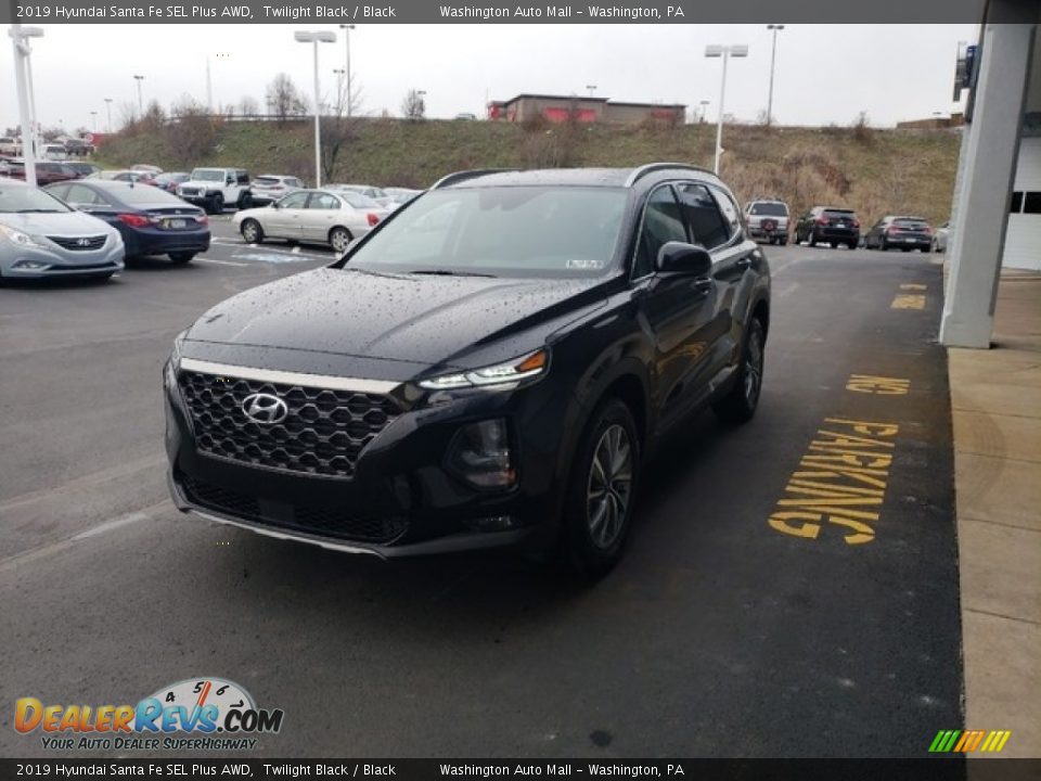 2019 Hyundai Santa Fe SEL Plus AWD Twilight Black / Black Photo #3