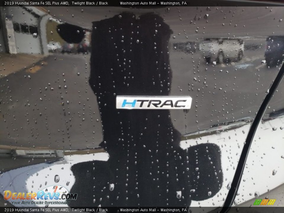 2019 Hyundai Santa Fe SEL Plus AWD Twilight Black / Black Photo #8