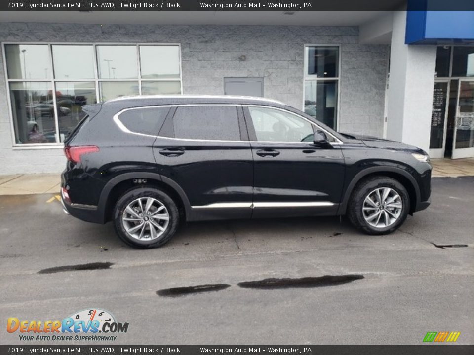 2019 Hyundai Santa Fe SEL Plus AWD Twilight Black / Black Photo #9