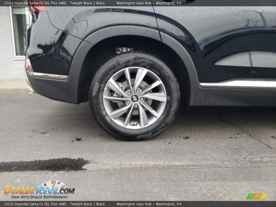 2019 Hyundai Santa Fe SEL Plus AWD Twilight Black / Black Photo #10