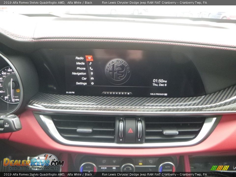 Controls of 2019 Alfa Romeo Stelvio Quadrifoglio AWD Photo #26