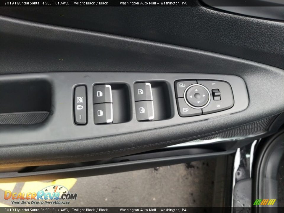 2019 Hyundai Santa Fe SEL Plus AWD Twilight Black / Black Photo #19