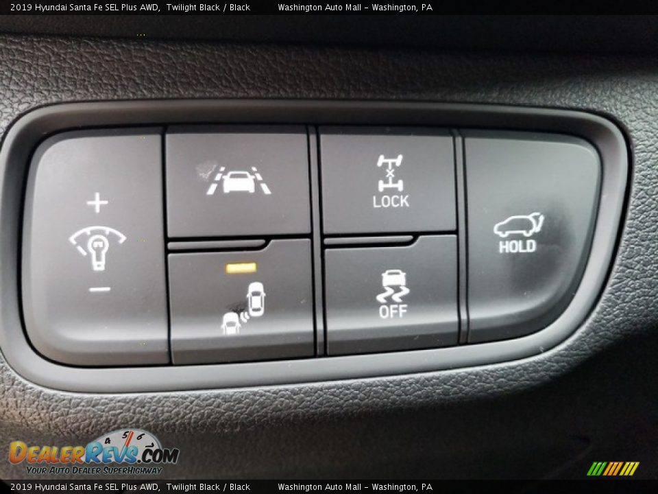2019 Hyundai Santa Fe SEL Plus AWD Twilight Black / Black Photo #20