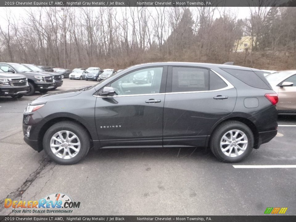 2019 Chevrolet Equinox LT AWD Nightfall Gray Metallic / Jet Black Photo #2
