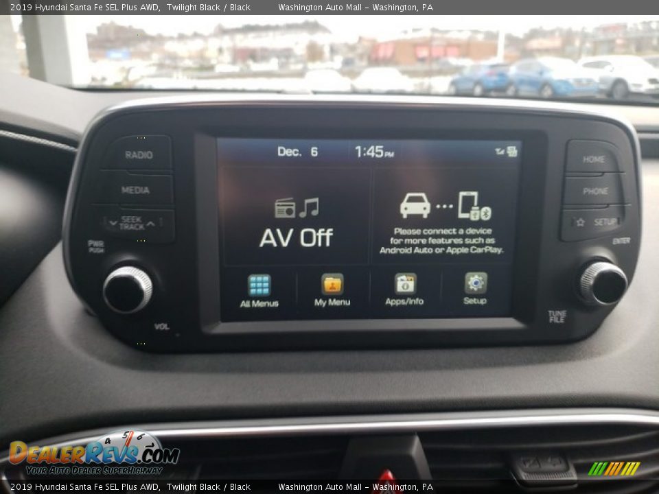 2019 Hyundai Santa Fe SEL Plus AWD Twilight Black / Black Photo #23