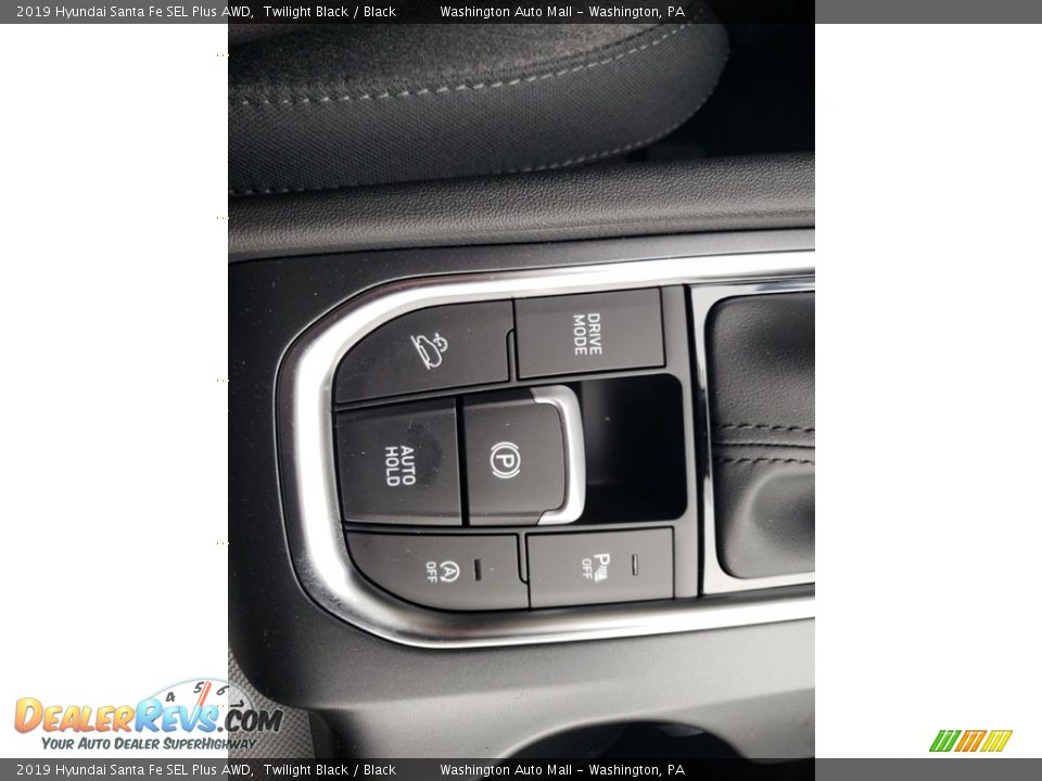 2019 Hyundai Santa Fe SEL Plus AWD Twilight Black / Black Photo #26