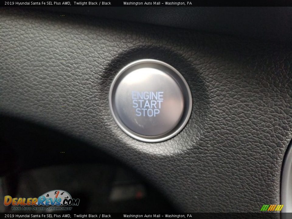 2019 Hyundai Santa Fe SEL Plus AWD Twilight Black / Black Photo #27