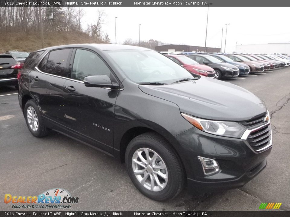 2019 Chevrolet Equinox LT AWD Nightfall Gray Metallic / Jet Black Photo #7