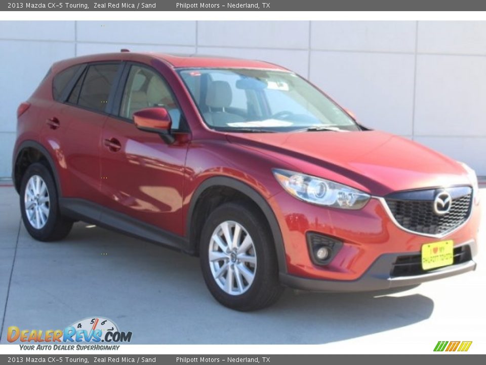 2013 Mazda CX-5 Touring Zeal Red Mica / Sand Photo #2