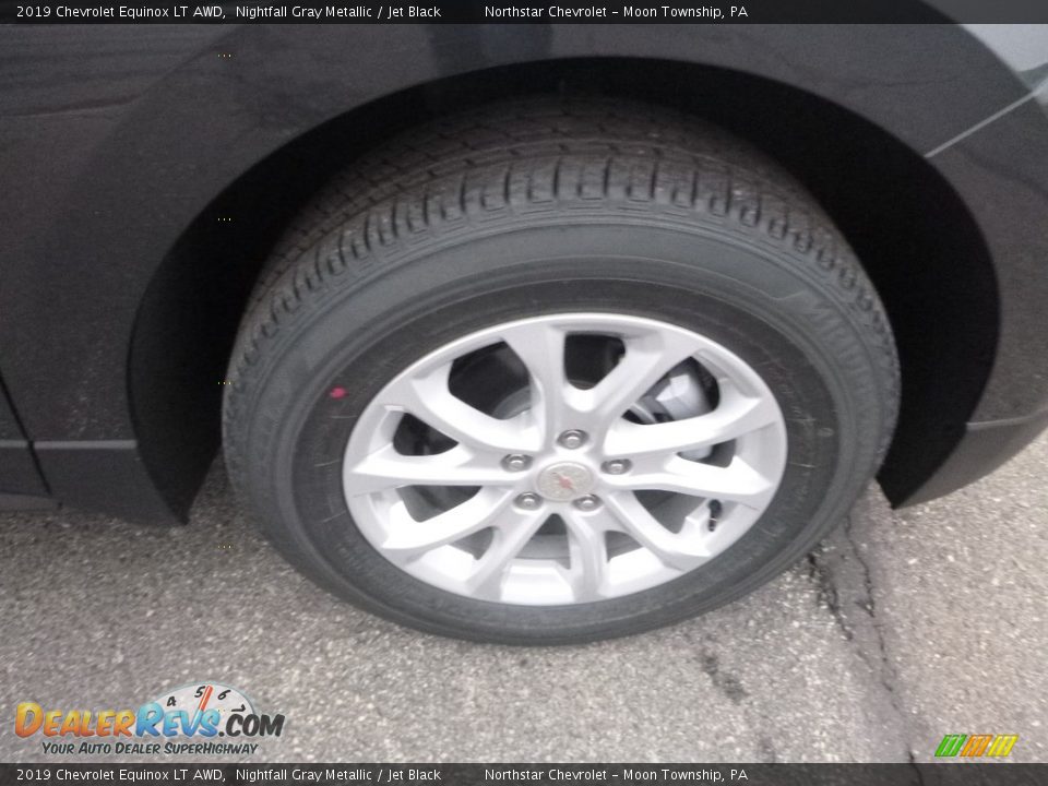 2019 Chevrolet Equinox LT AWD Nightfall Gray Metallic / Jet Black Photo #9