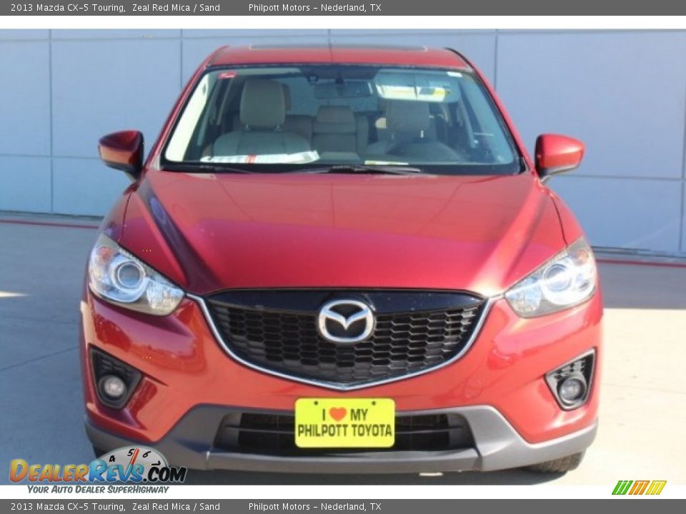 2013 Mazda CX-5 Touring Zeal Red Mica / Sand Photo #3