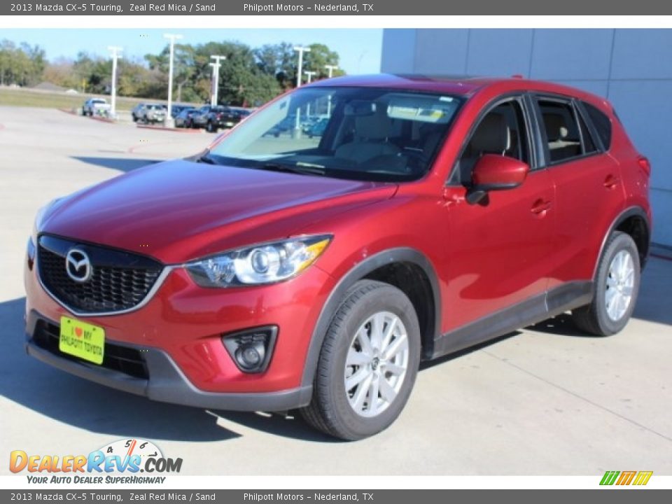 2013 Mazda CX-5 Touring Zeal Red Mica / Sand Photo #4