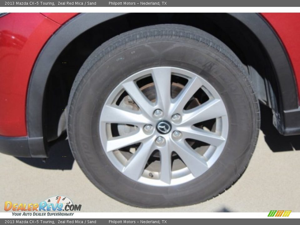 2013 Mazda CX-5 Touring Zeal Red Mica / Sand Photo #5