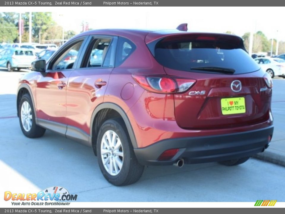 2013 Mazda CX-5 Touring Zeal Red Mica / Sand Photo #6