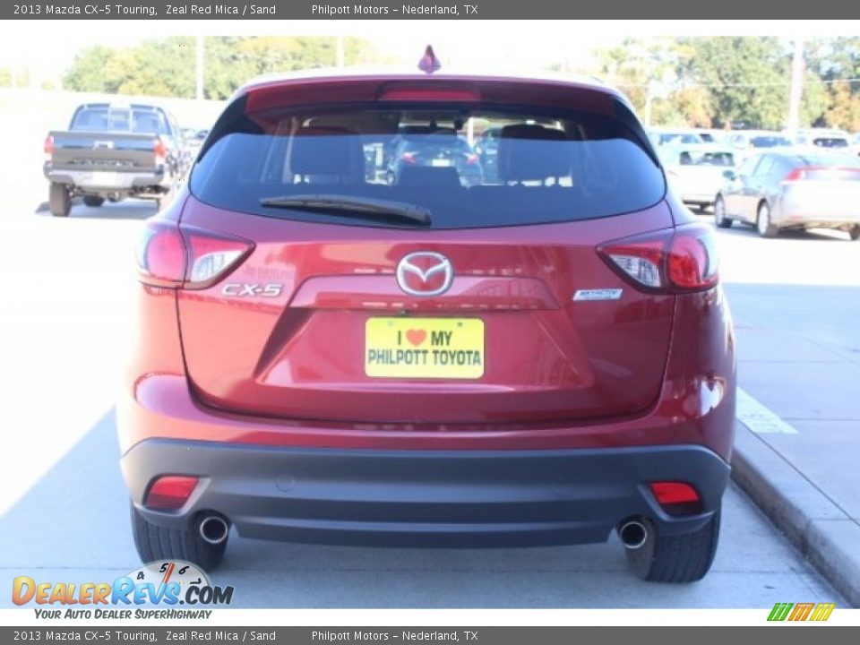 2013 Mazda CX-5 Touring Zeal Red Mica / Sand Photo #7