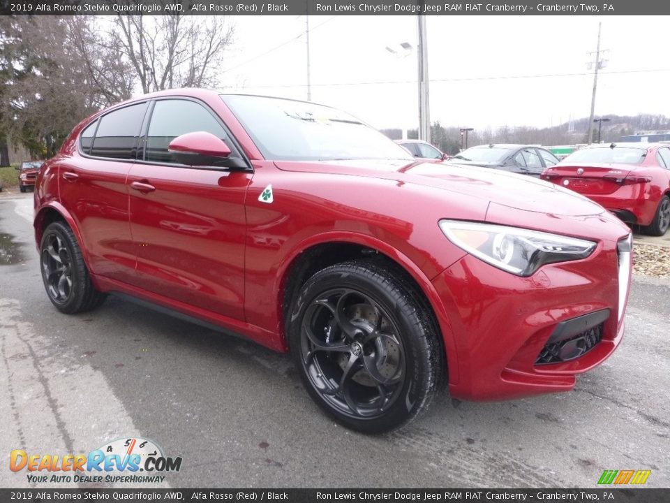 Alfa Rosso (Red) 2019 Alfa Romeo Stelvio Quadrifoglio AWD Photo #12