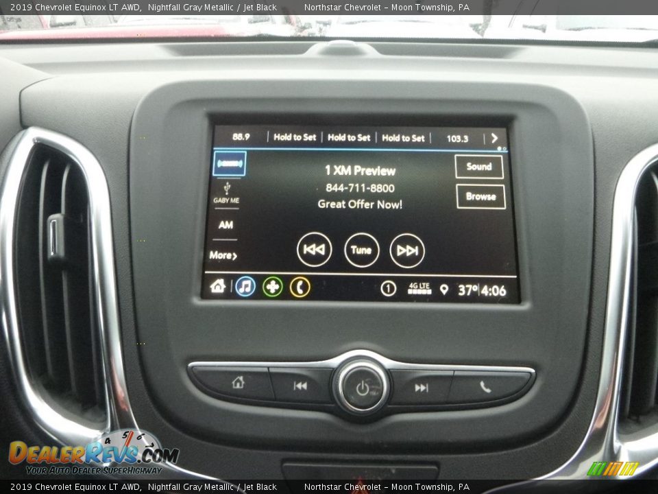 2019 Chevrolet Equinox LT AWD Nightfall Gray Metallic / Jet Black Photo #17