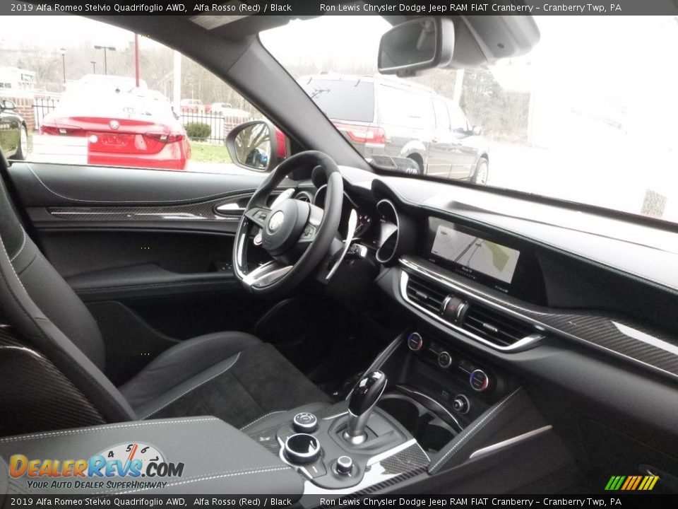 Dashboard of 2019 Alfa Romeo Stelvio Quadrifoglio AWD Photo #17