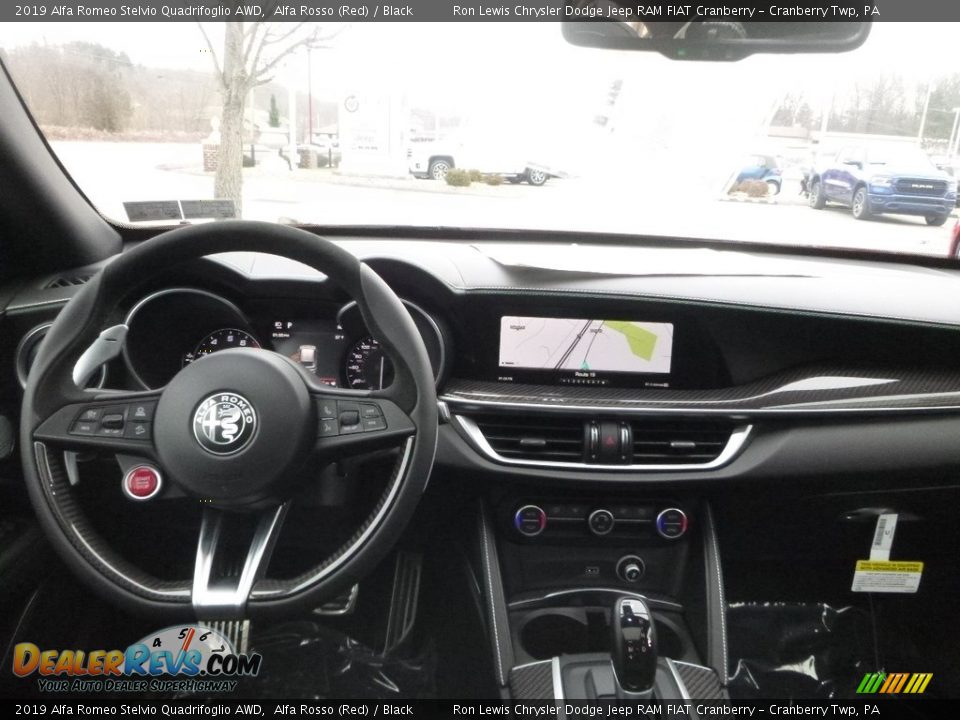 Dashboard of 2019 Alfa Romeo Stelvio Quadrifoglio AWD Photo #18