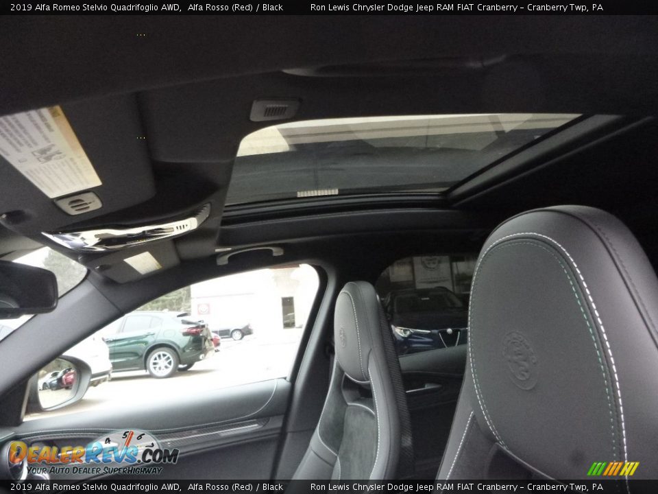 2019 Alfa Romeo Stelvio Quadrifoglio AWD Alfa Rosso (Red) / Black Photo #23