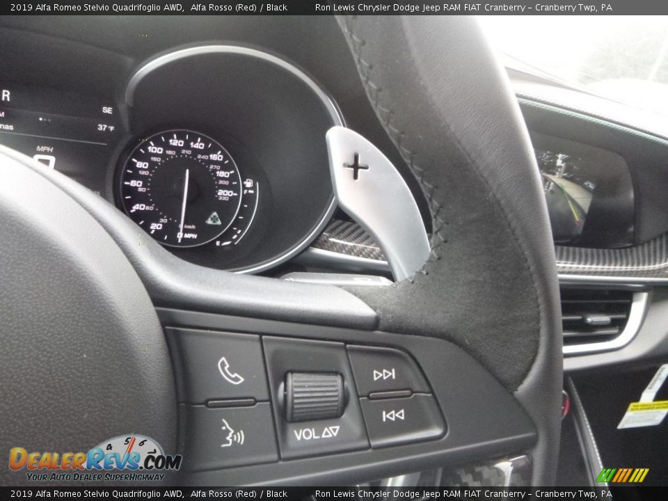 2019 Alfa Romeo Stelvio Quadrifoglio AWD Steering Wheel Photo #27