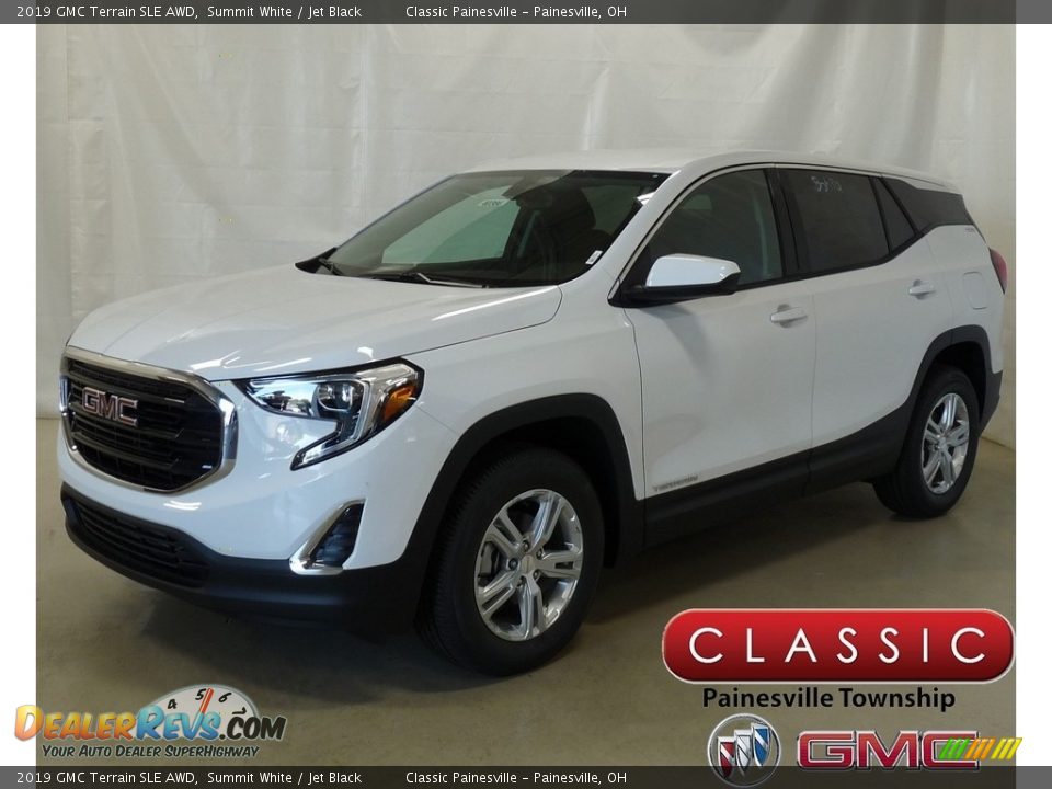 2019 GMC Terrain SLE AWD Summit White / Jet Black Photo #1