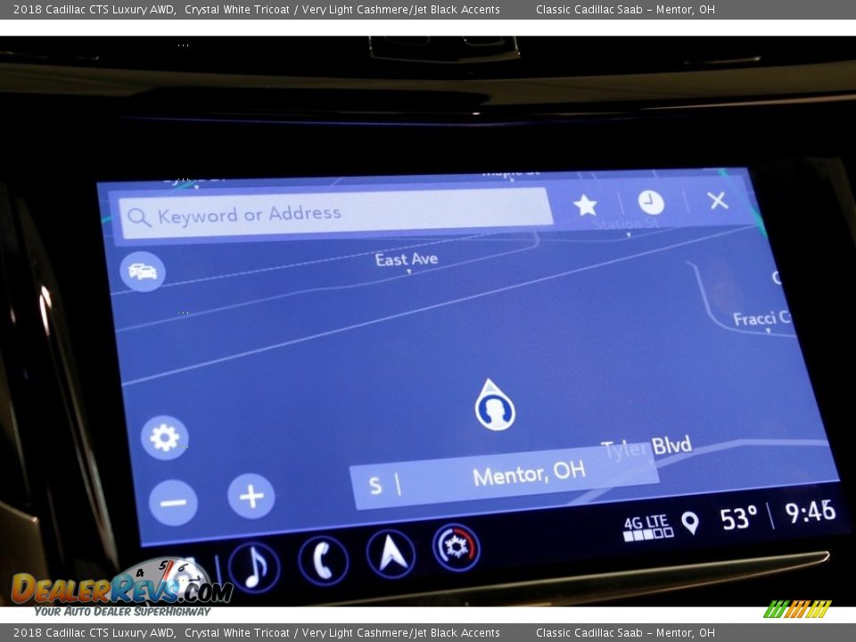 2018 Cadillac CTS Luxury AWD Crystal White Tricoat / Very Light Cashmere/Jet Black Accents Photo #18