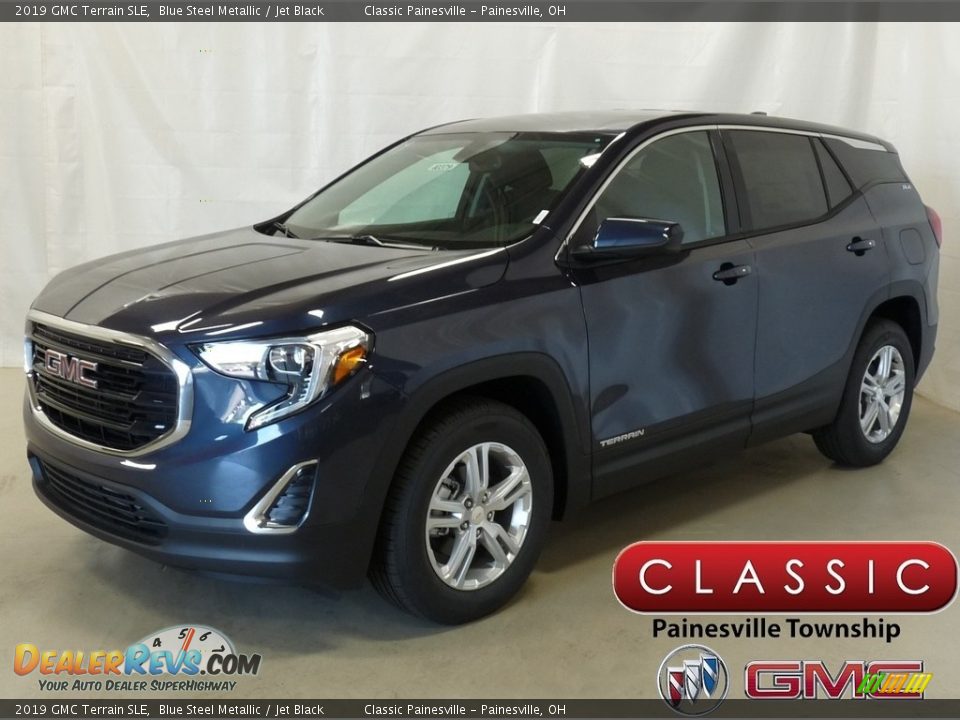 2019 GMC Terrain SLE Blue Steel Metallic / Jet Black Photo #1