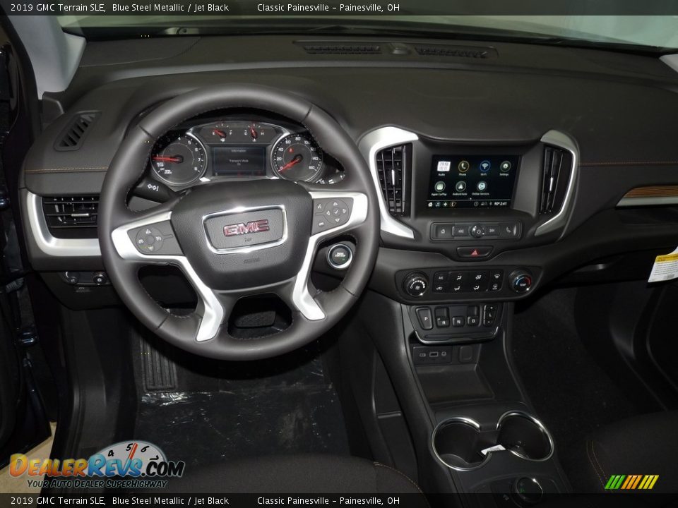 2019 GMC Terrain SLE Blue Steel Metallic / Jet Black Photo #8