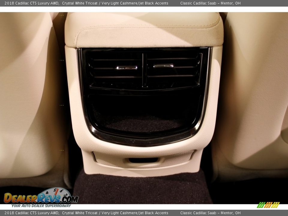 2018 Cadillac CTS Luxury AWD Crystal White Tricoat / Very Light Cashmere/Jet Black Accents Photo #33