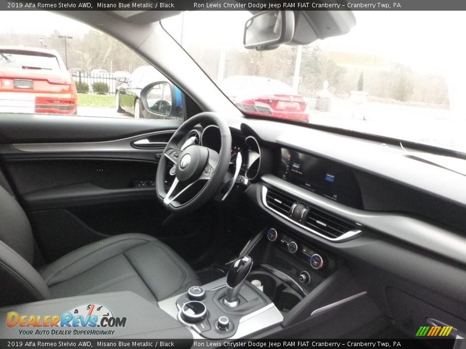 2019 Alfa Romeo Stelvio AWD Misano Blue Metallic / Black Photo #15