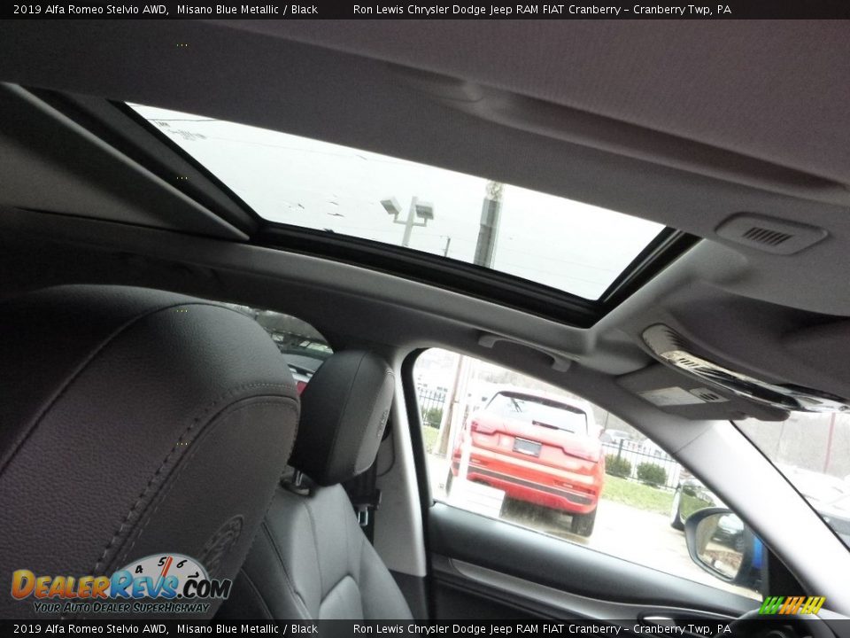 2019 Alfa Romeo Stelvio AWD Misano Blue Metallic / Black Photo #16