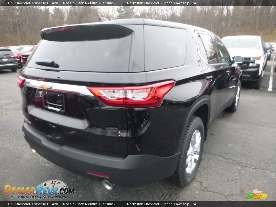 2019 Chevrolet Traverse LS AWD Mosaic Black Metallic / Jet Black Photo #5