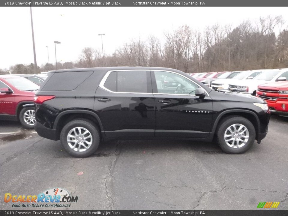 2019 Chevrolet Traverse LS AWD Mosaic Black Metallic / Jet Black Photo #6