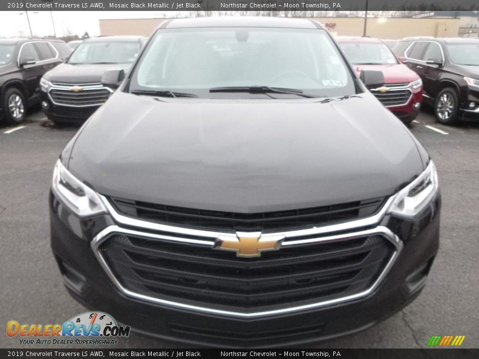 2019 Chevrolet Traverse LS AWD Mosaic Black Metallic / Jet Black Photo #8