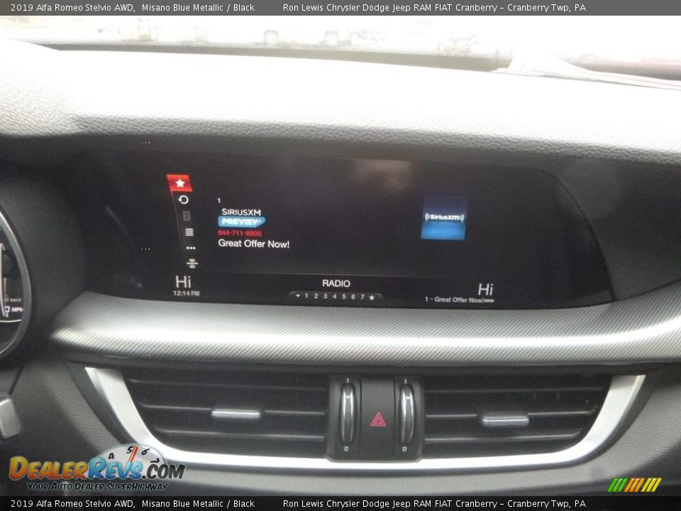 2019 Alfa Romeo Stelvio AWD Misano Blue Metallic / Black Photo #21