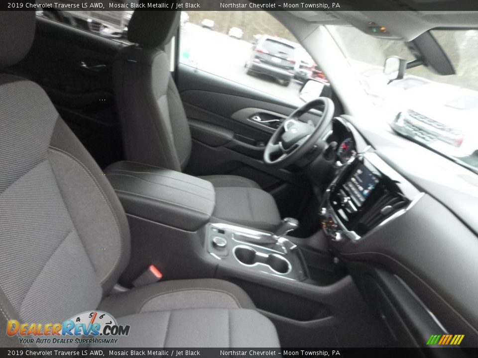 2019 Chevrolet Traverse LS AWD Mosaic Black Metallic / Jet Black Photo #10