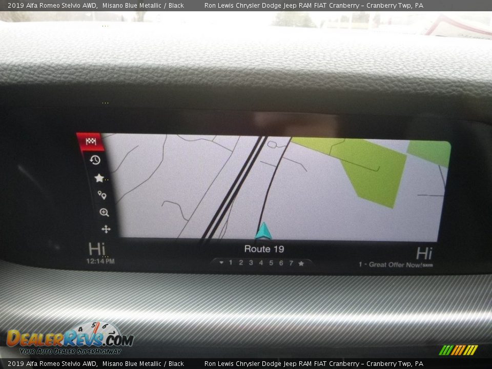 2019 Alfa Romeo Stelvio AWD Misano Blue Metallic / Black Photo #22