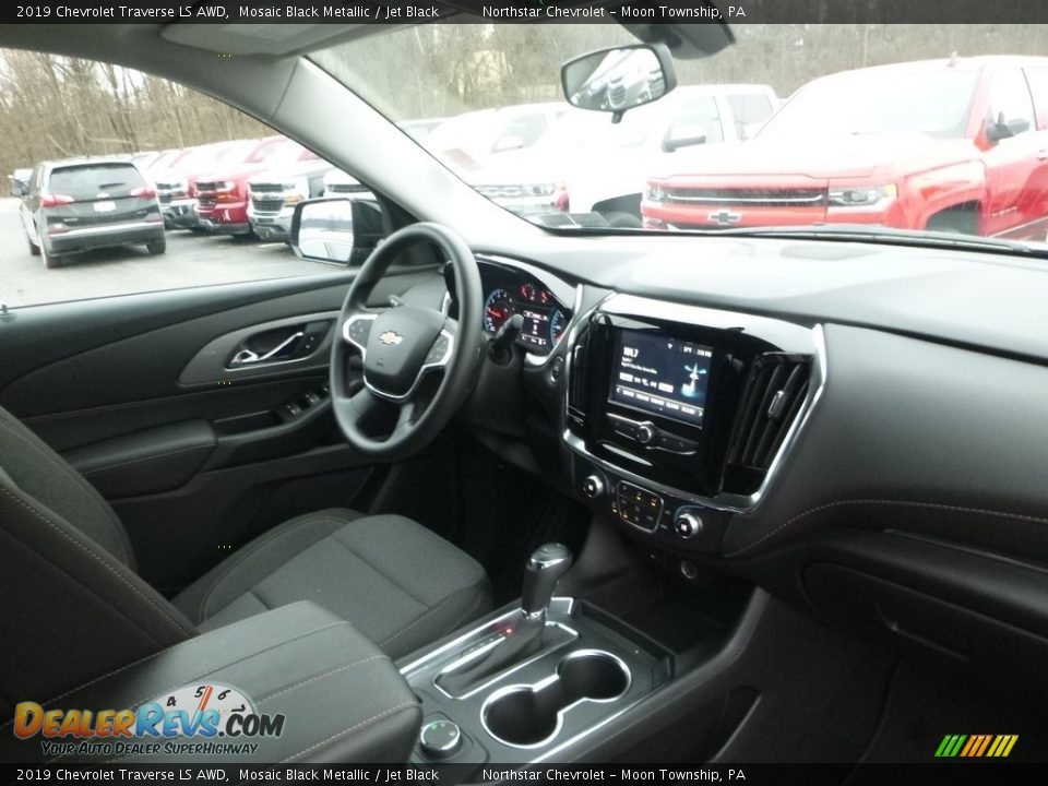 2019 Chevrolet Traverse LS AWD Mosaic Black Metallic / Jet Black Photo #11