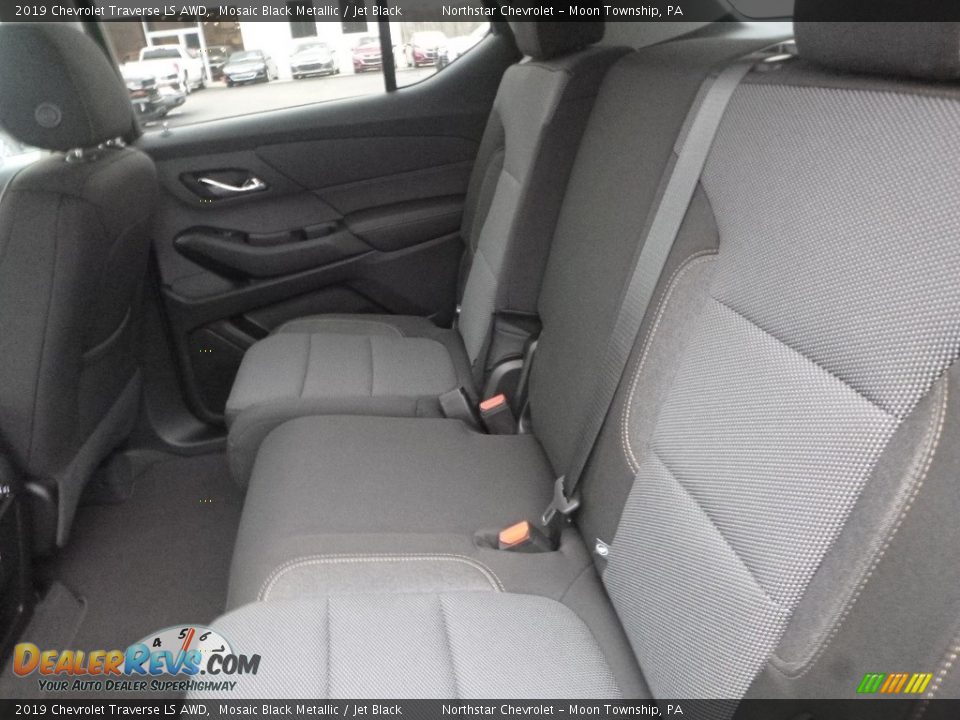2019 Chevrolet Traverse LS AWD Mosaic Black Metallic / Jet Black Photo #12