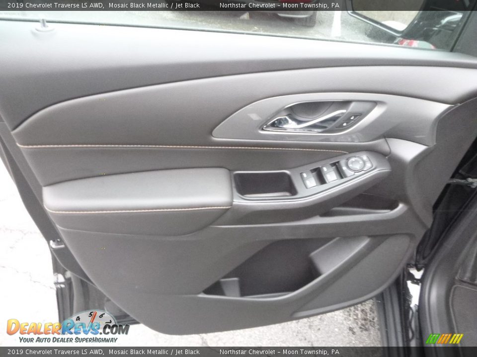 2019 Chevrolet Traverse LS AWD Mosaic Black Metallic / Jet Black Photo #15