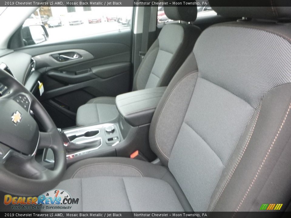 2019 Chevrolet Traverse LS AWD Mosaic Black Metallic / Jet Black Photo #16