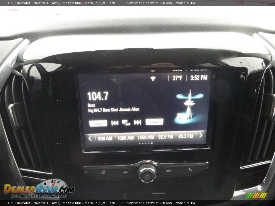 2019 Chevrolet Traverse LS AWD Mosaic Black Metallic / Jet Black Photo #18