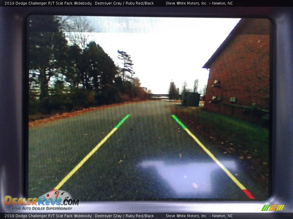 2019 Dodge Challenger R/T Scat Pack Widebody Destroyer Gray / Ruby Red/Black Photo #21