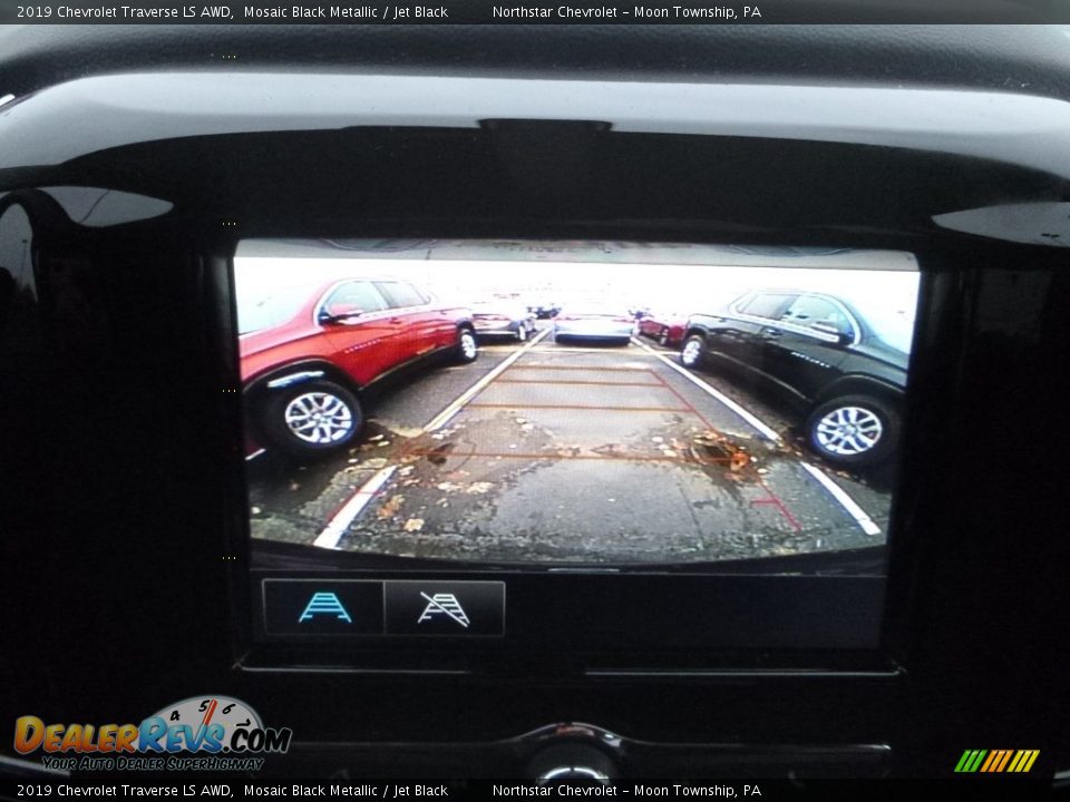 2019 Chevrolet Traverse LS AWD Mosaic Black Metallic / Jet Black Photo #19