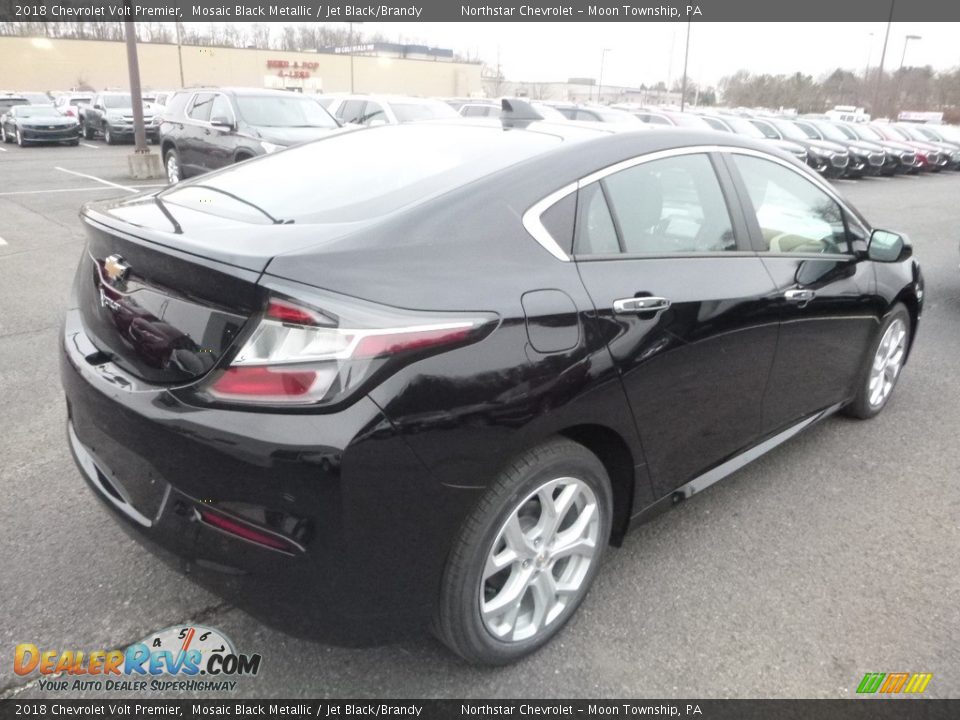 2018 Chevrolet Volt Premier Mosaic Black Metallic / Jet Black/Brandy Photo #5