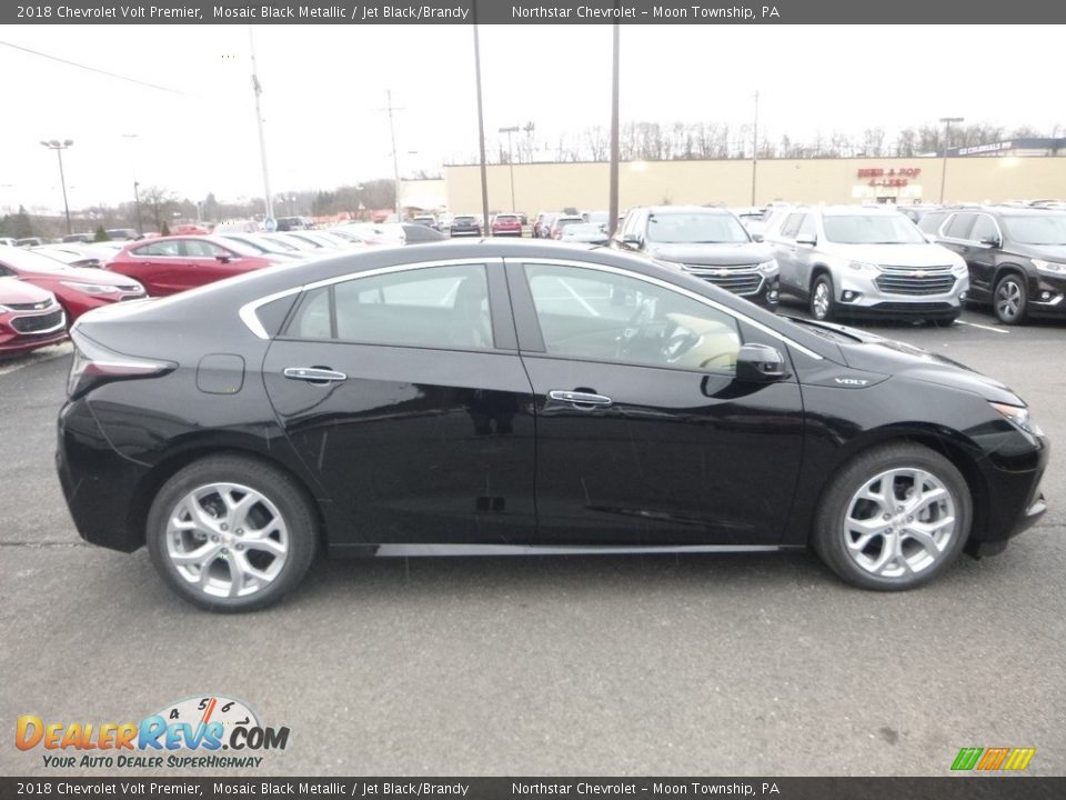 2018 Chevrolet Volt Premier Mosaic Black Metallic / Jet Black/Brandy Photo #6